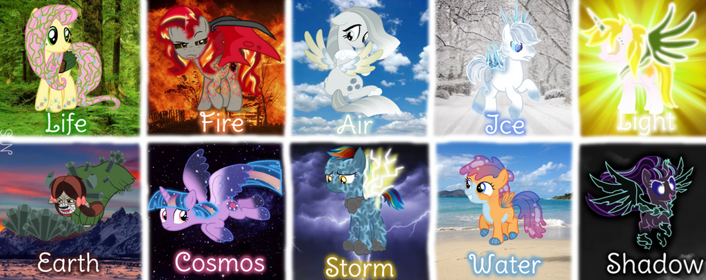 MLP Elemental Merge AU by Baconforbreakfast426 on DeviantArt