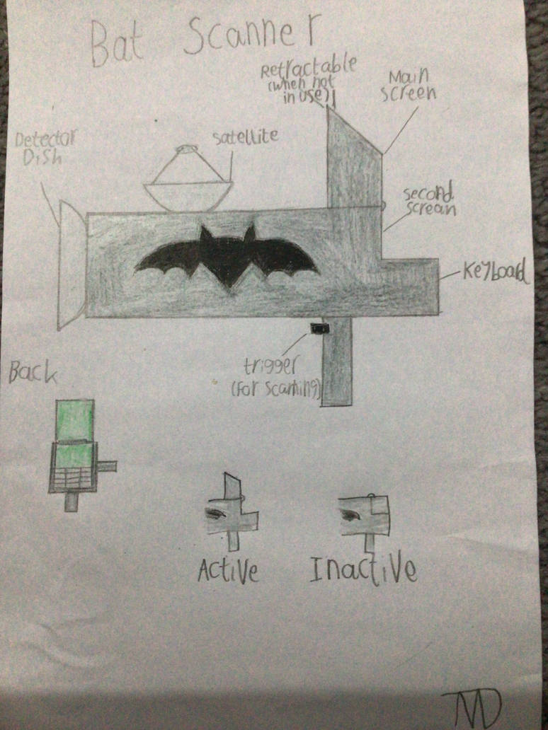 Gadget Sheet: Bat Scanner by TMDTheMaskedDirector on DeviantArt