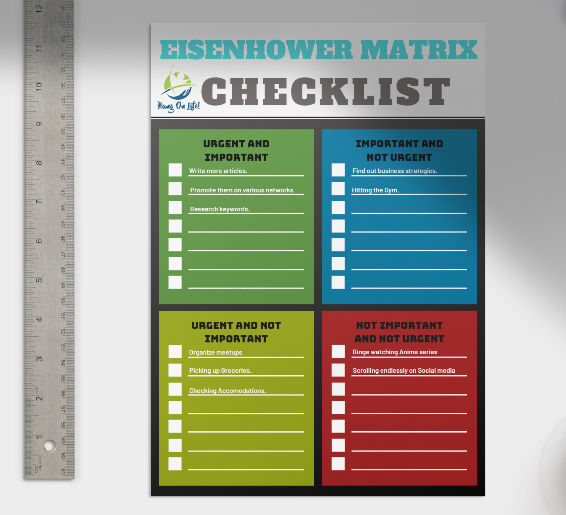 Matrix Checklist Eisenhower Matrix - Print by Hangonlife on DeviantArt