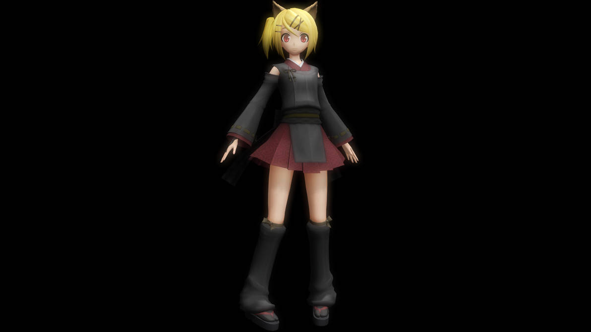 Raspberry Fox Rin Project Diva X HD Raspberry Fox Rin by PantheonMMD on DeviantArt