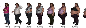 Gina's weight gain sequence by bredy on DeviantArt