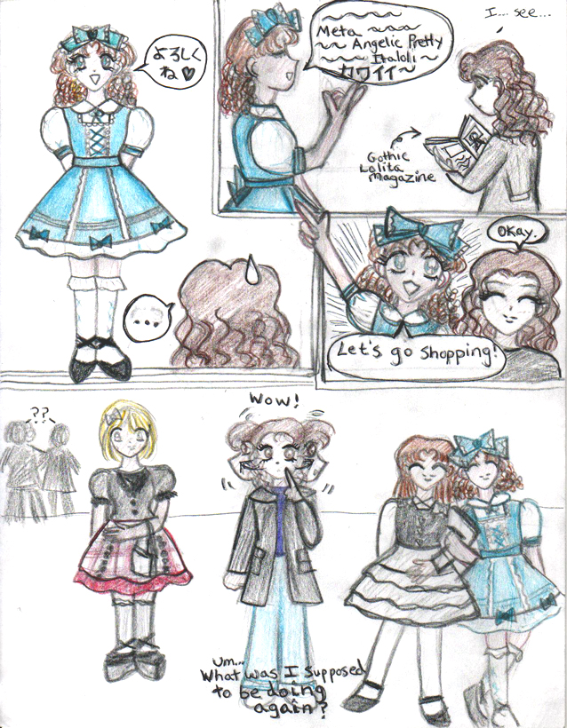 What is and isn't Lolita? A comparison by xXSakuraWolfXx on DeviantArt