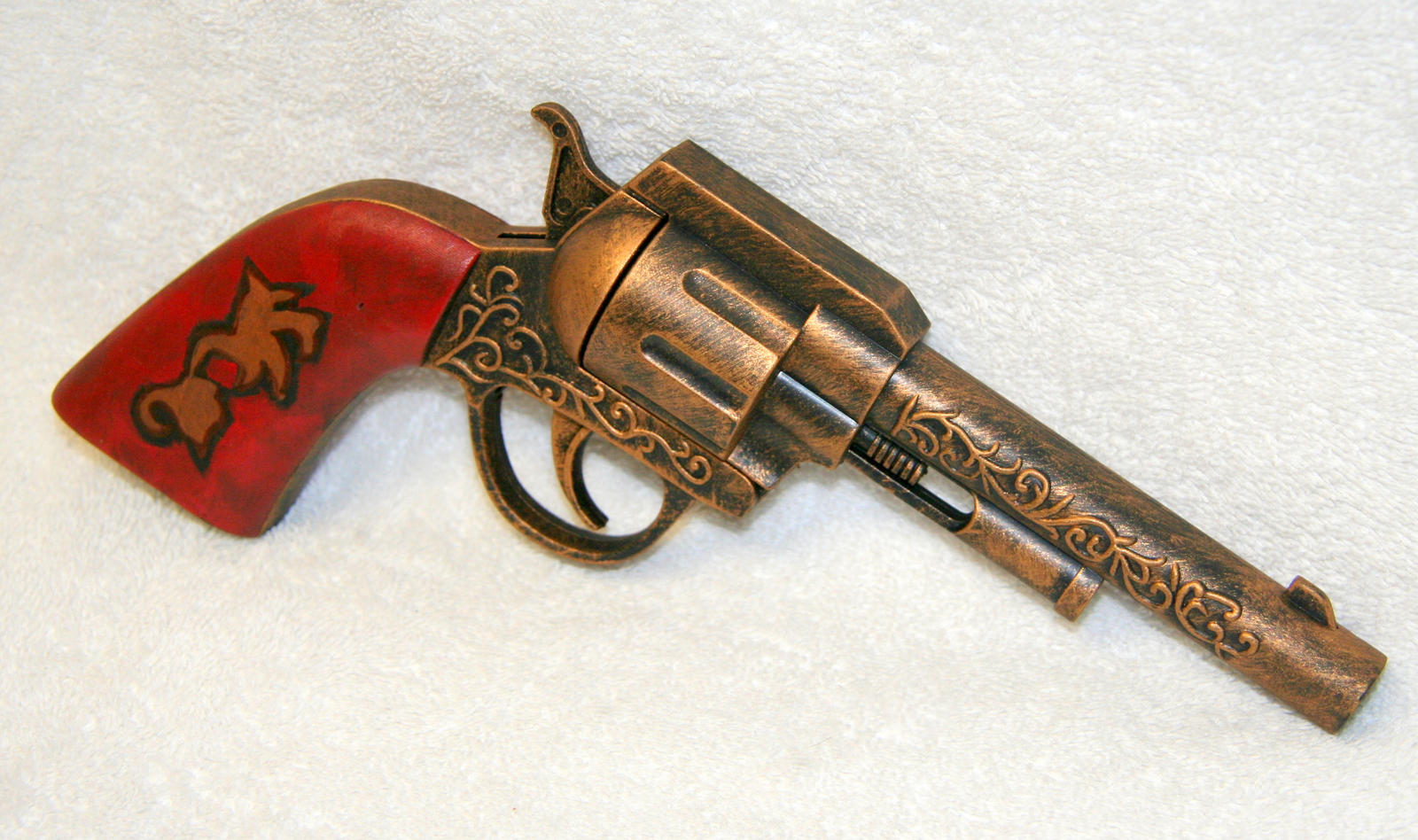 Cap Gun Front Custom Cap Gun by JohnsonArmsProps on DeviantArt