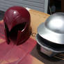 Progress on Magneto and Daft Punk replica helmets