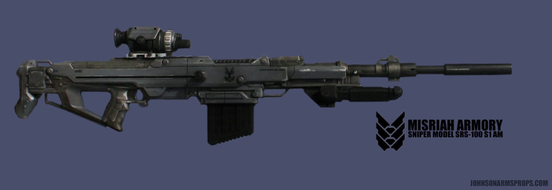 Nerf Centurion -HALO Sniper Rifle Mockup