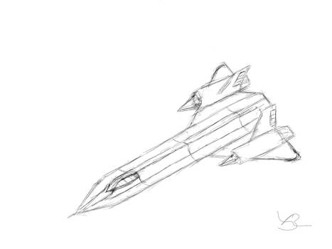 SR-71 Blackbird sketch