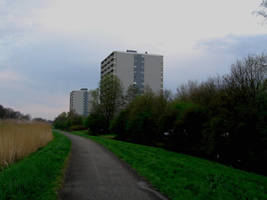 apartment buildings