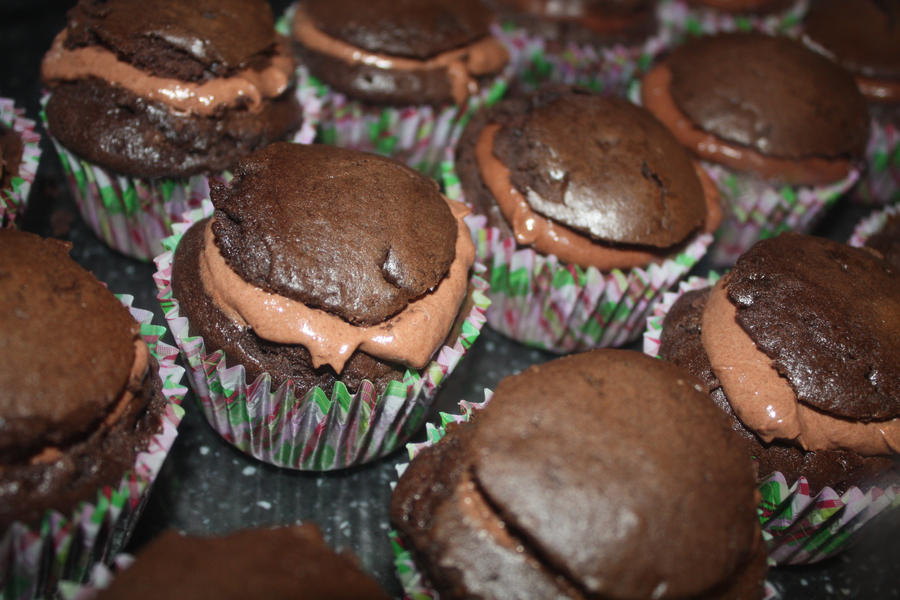 Chocolate Cupcakes + Mousse 1