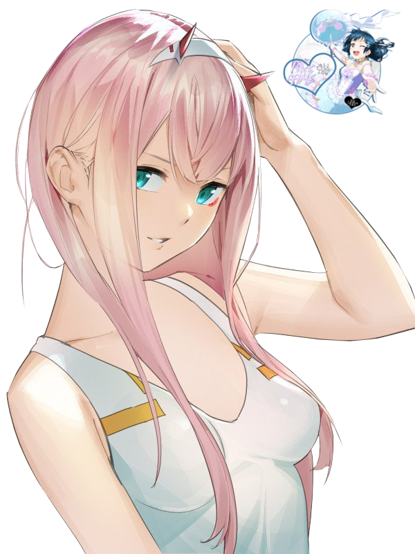 Personagem:Zero Two Anime:Darling inthe franxx by lukdrawstar123 on  DeviantArt