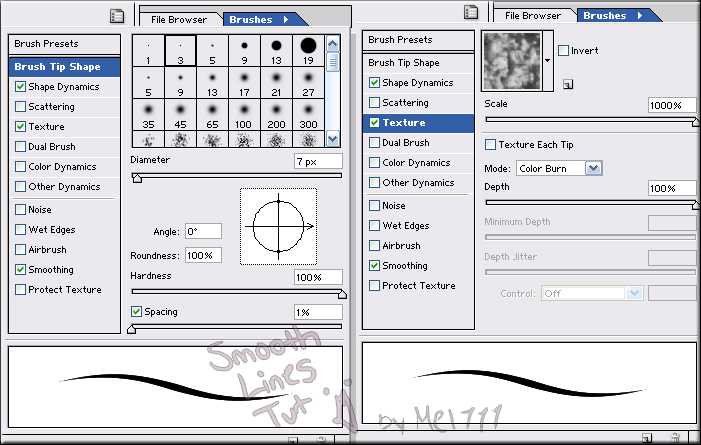 smooth lines mini tutorial