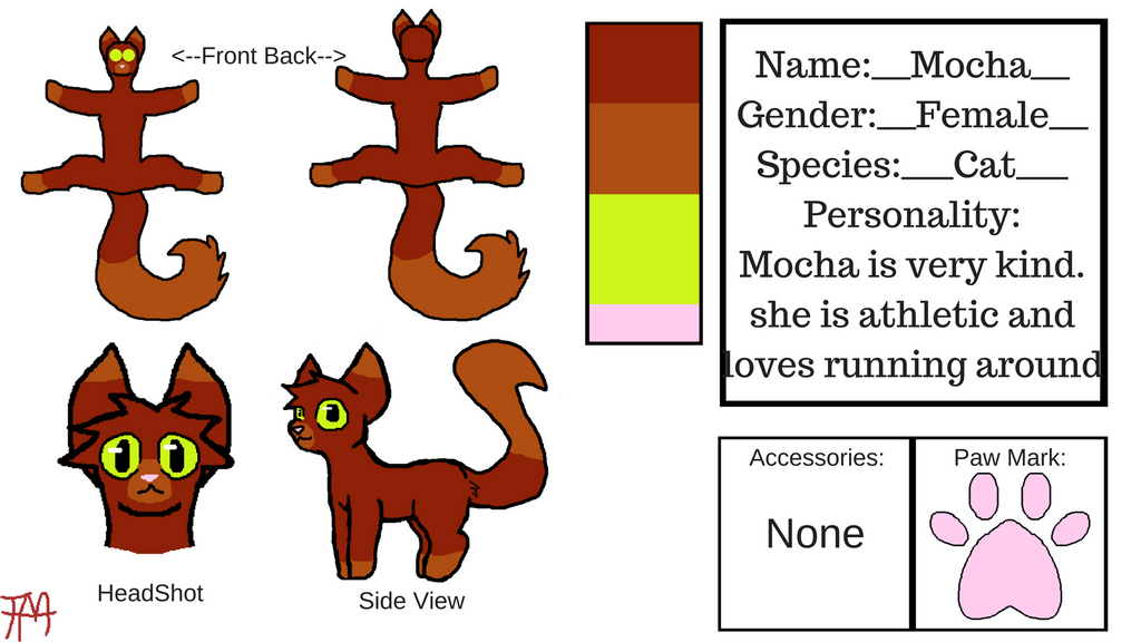 Mocha Reference Sheet by Cola-Child on DeviantArt
