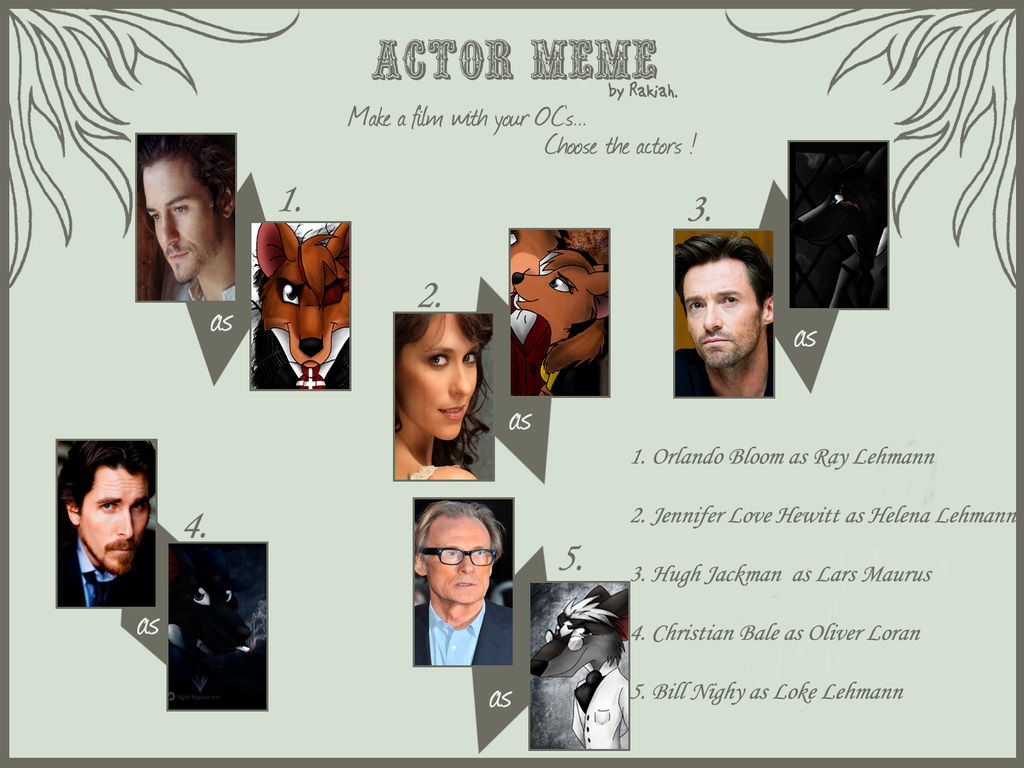 Actor meme by NightMagican on DeviantArt