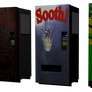 coffee, juices and soda vending machines render