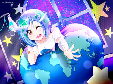 Earth-chan! Protect her!
