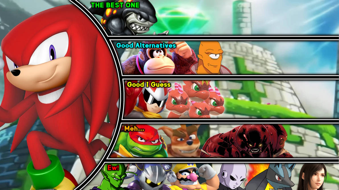 Knuckles Matching Knuckles (Sonic) Matchup Ranking by TheFakeNTCG on DeviantArt