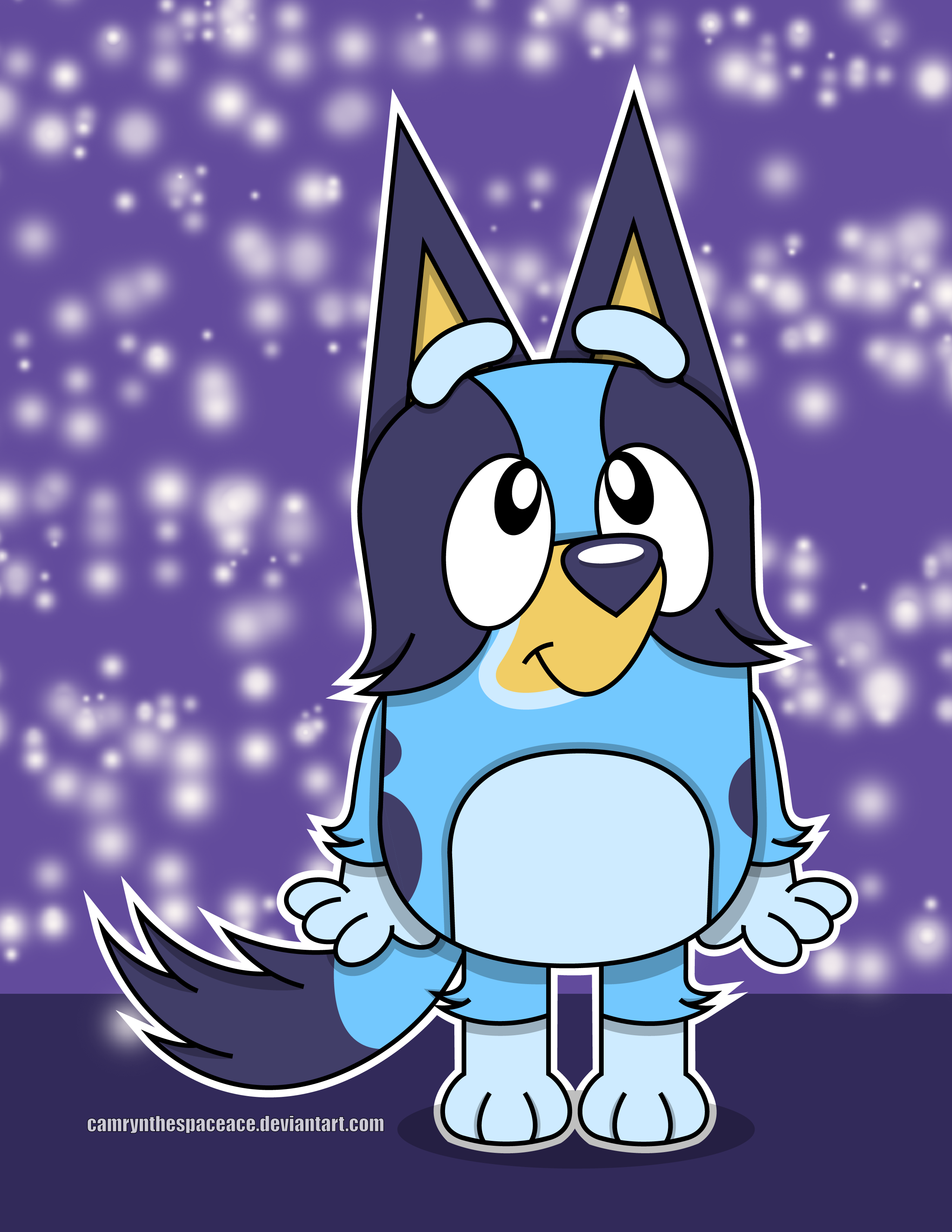 Bluey Adventure Deviantart Bluey by CamrynTheSpaceAce on DeviantArt