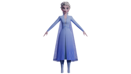 Disney's Frozen 2 Elsa 3d Model (RENDER TEST)