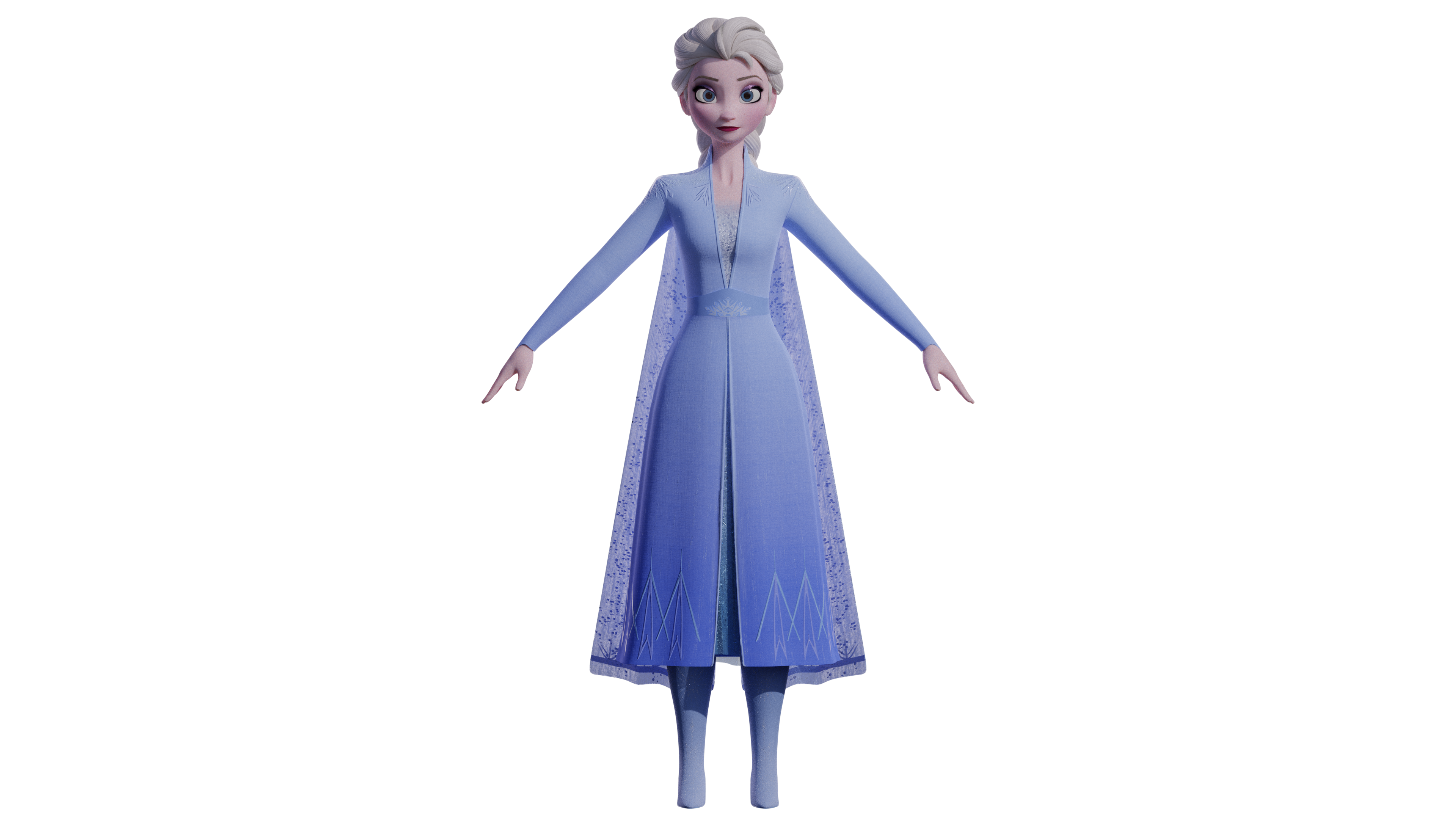 antecedentes madera Agarrar Disney's Frozen 2 Elsa 3d Model (RENDER TEST) by King-Of-Snow on DeviantArt