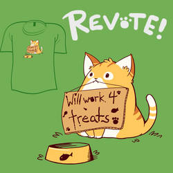 Woot Shirt - Work 4 Treats by fablefire