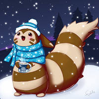 Furret In The Snow