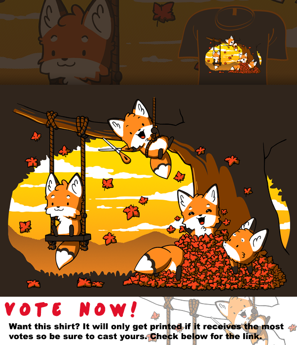 Woot Shirt - Fall Fox Fun