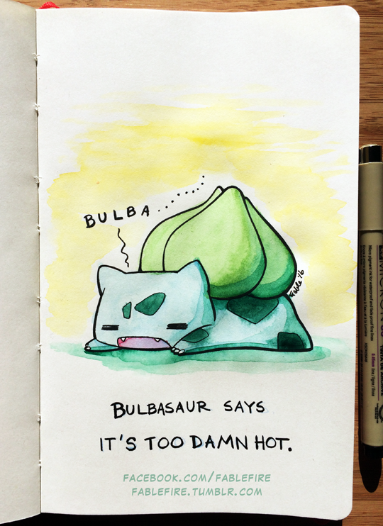 160705 Bulbasaur Is Hot