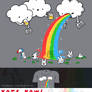 Woot Shirt - Cloudy With A Chance Of Rainbows