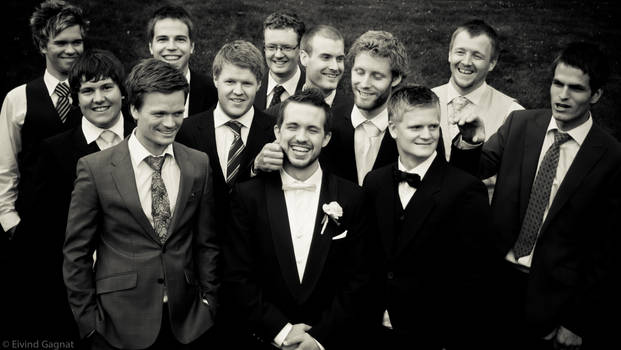 grooms friends