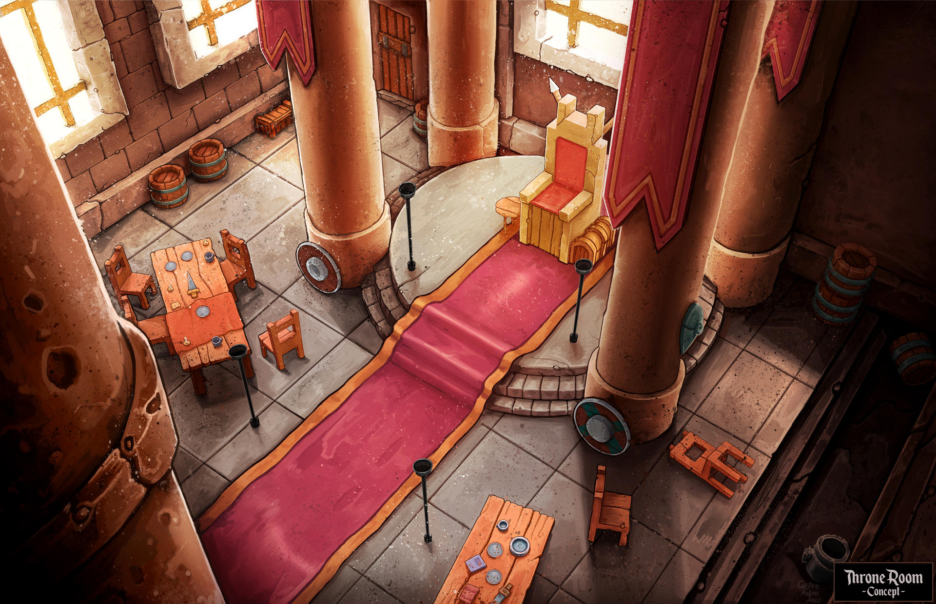 Throne Room - Concept by AndreiICostea on DeviantArt