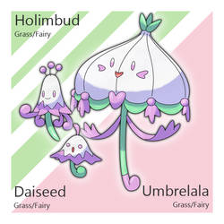 Daiseed, Holimbud, and Umbrelala