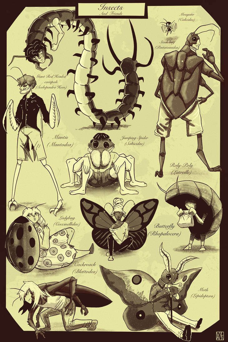 Disney Insects Deviantart Insects by MilagroIllustrations on DeviantArt
