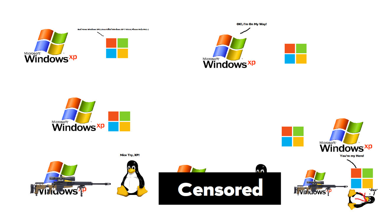 Windows XP Saves Microsoft From Linux! by WindowsXPGamer2001ft on ...