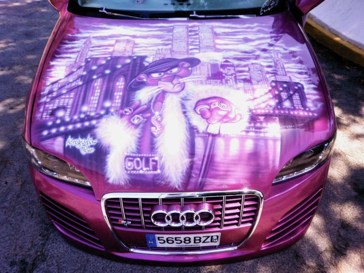 pink panther car tuning