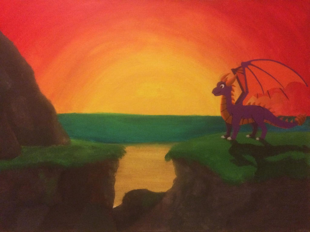 Spyro's Sunset by GBHtrain on DeviantArt