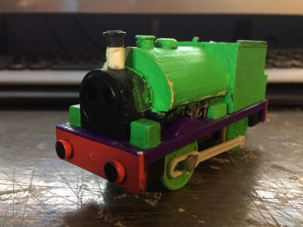 Tomy Trackmaster Percy WIP by GBHtrain on DeviantArt