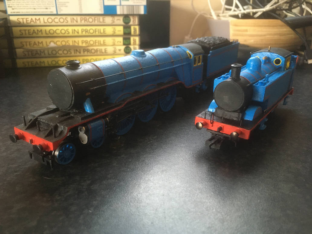 Hornby Custom RWS Thomas and Gordon on SALE by GBHtrain on DeviantArt