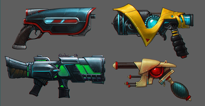 sci-fi guns