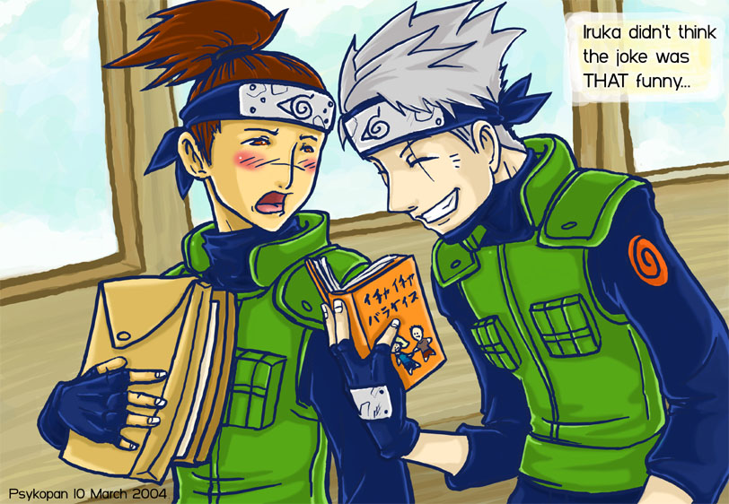 Book Girl: Art of the Day: Kakashi and Iruka from Naruto