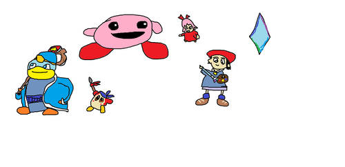 Kirby and the crystal shards