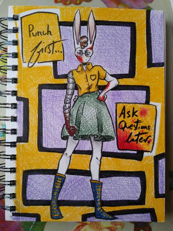 Punch First... by lizlizardx15 on DeviantArt