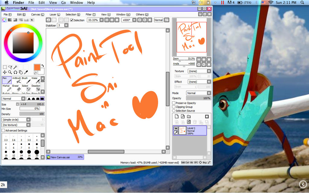 Paint tool sai free full