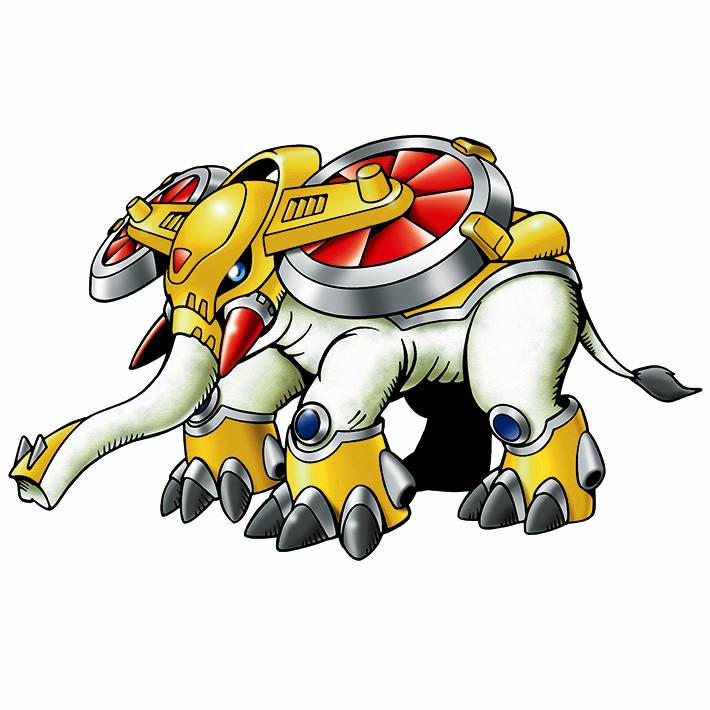 Elephamon (Gold) by IndustrialPanic on DeviantArt