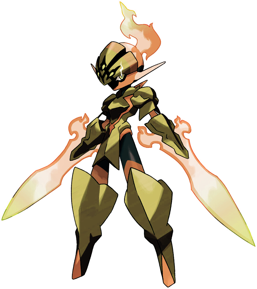 Ceruledge shiny prediction by IndustrialPanic on DeviantArt