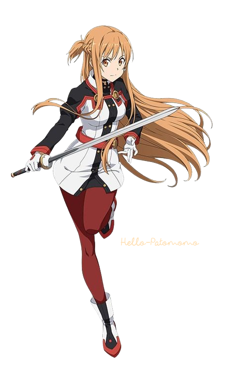 Yuuki Asuna (Sword Art Online) - Render by pratama221 on DeviantArt