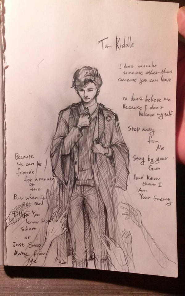 Tom Riddle Writting Tom Riddle by theldium on DeviantArt