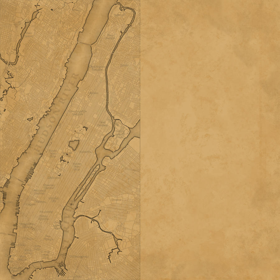 Map of Manhattan and Surrounds