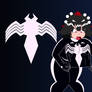 Aya and her symbiote suit