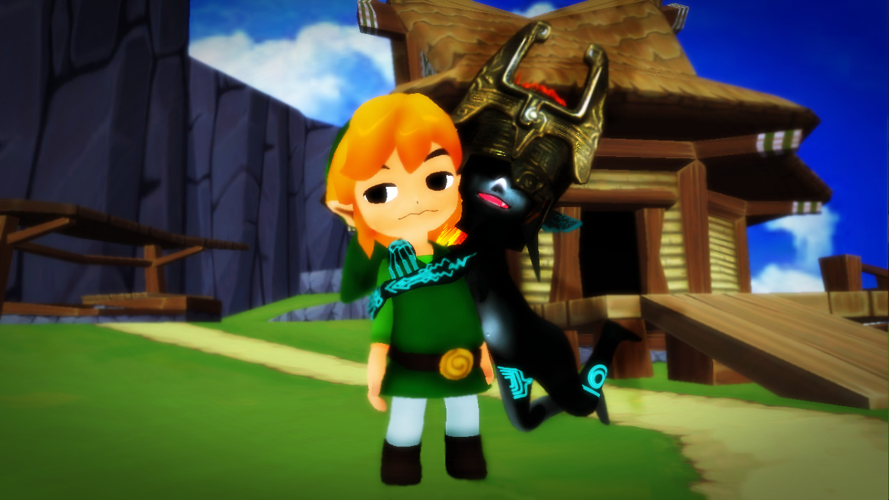 [MMD] Midna Meets Toon Link!