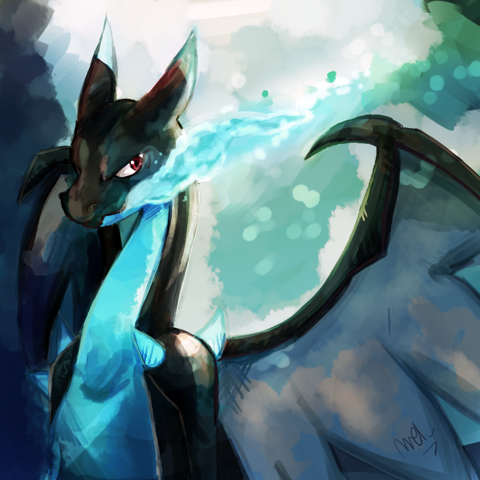 Ghost-Type Mega Charizard X by WingsofFirelover142 on DeviantArt