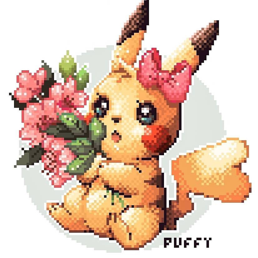 100+ Cute pikachu pixel art Perfect for any Pokemon fan